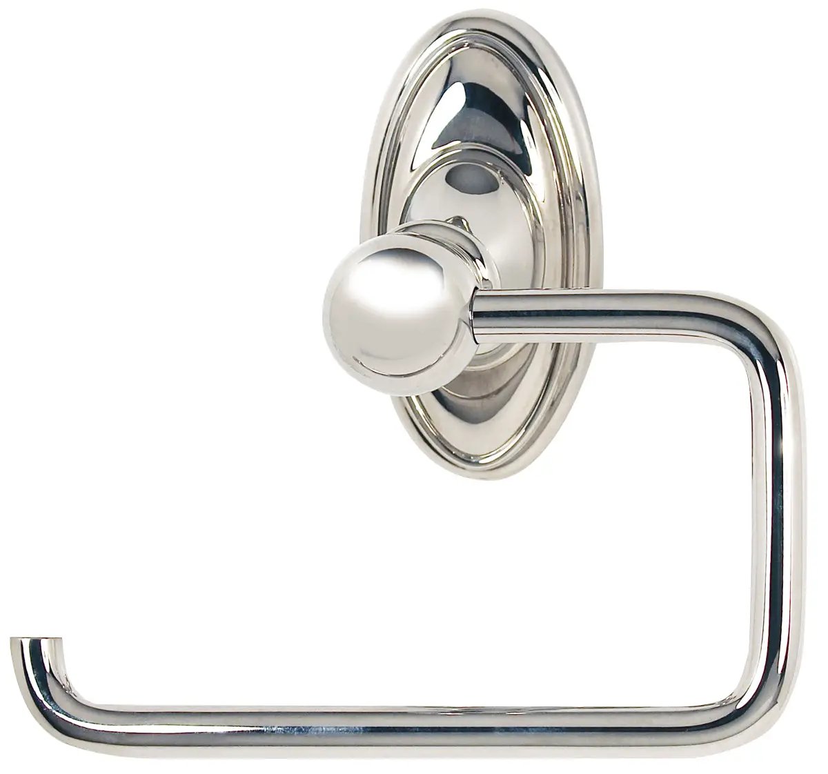 polished chrome tissue holder