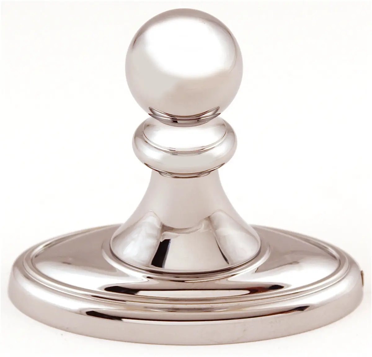 polished chrome robe hook