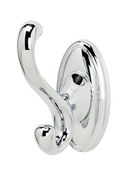 polished chrome robe hook
