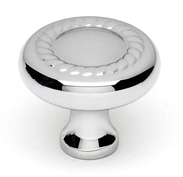 polished chrome knob