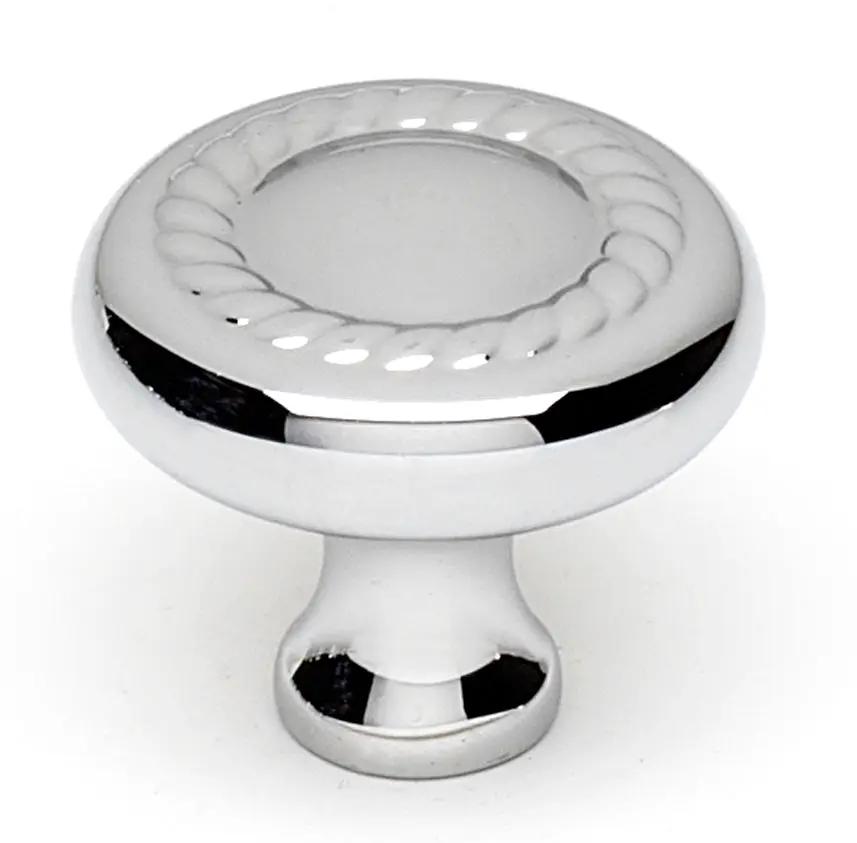 polished chrome knob