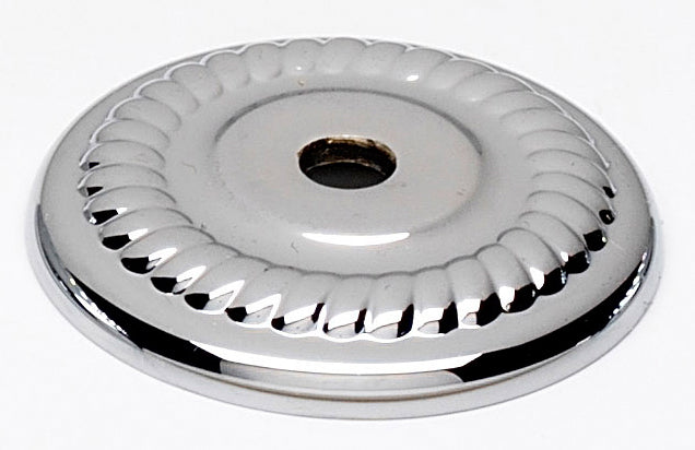 polished chrome backplate