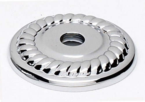 polished chrome backplate