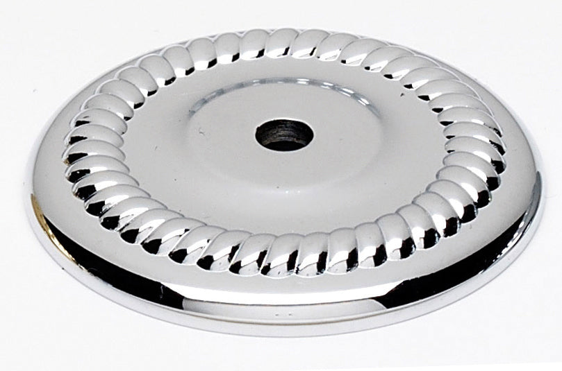 polished chrome backplate