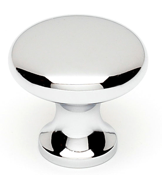 polished chrome knob