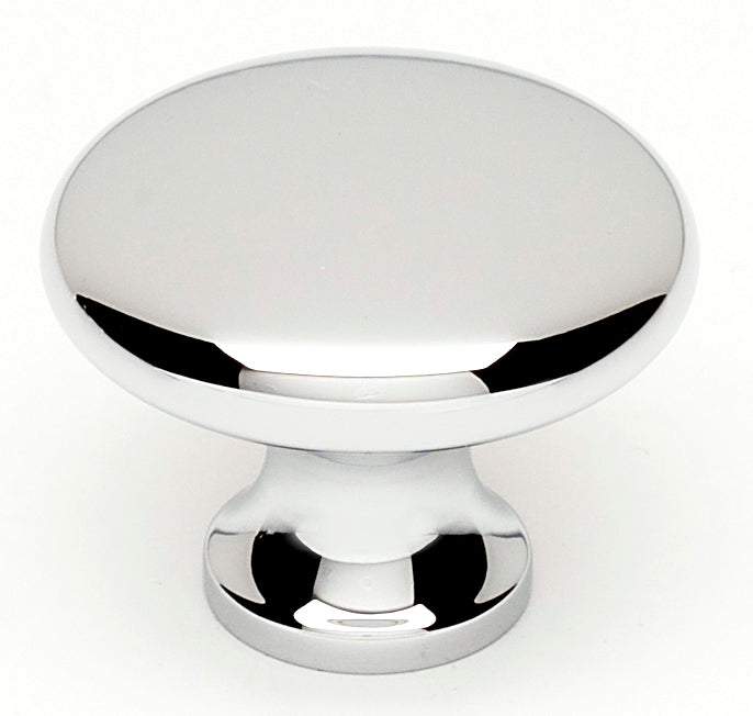 polished chrome knob