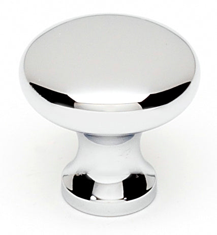 polished chrome knob