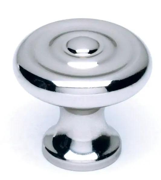 polished chrome knob