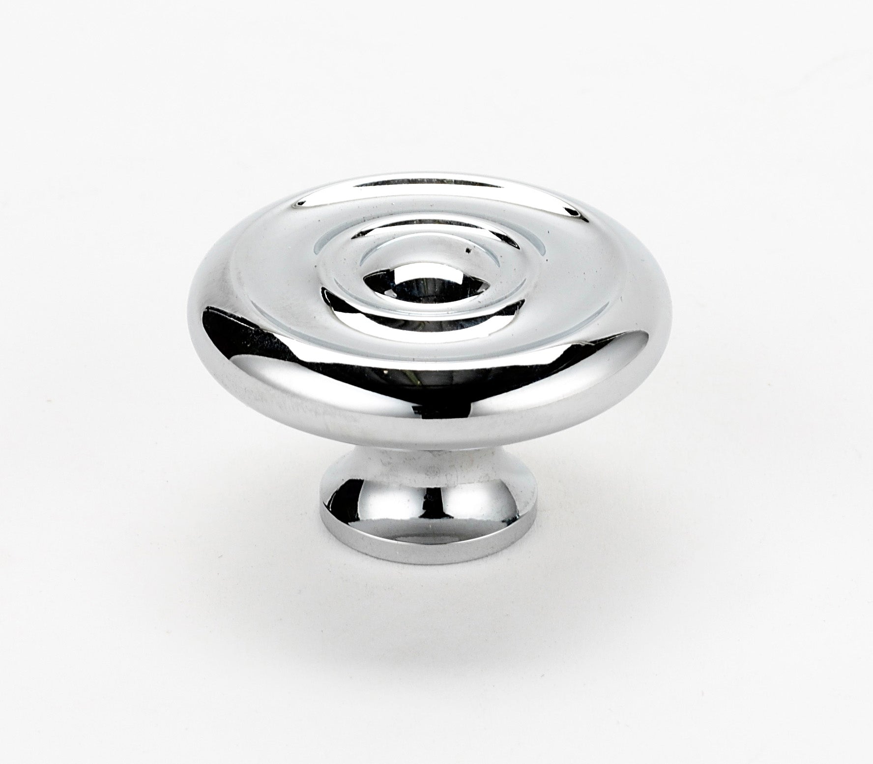 polished chrome knob