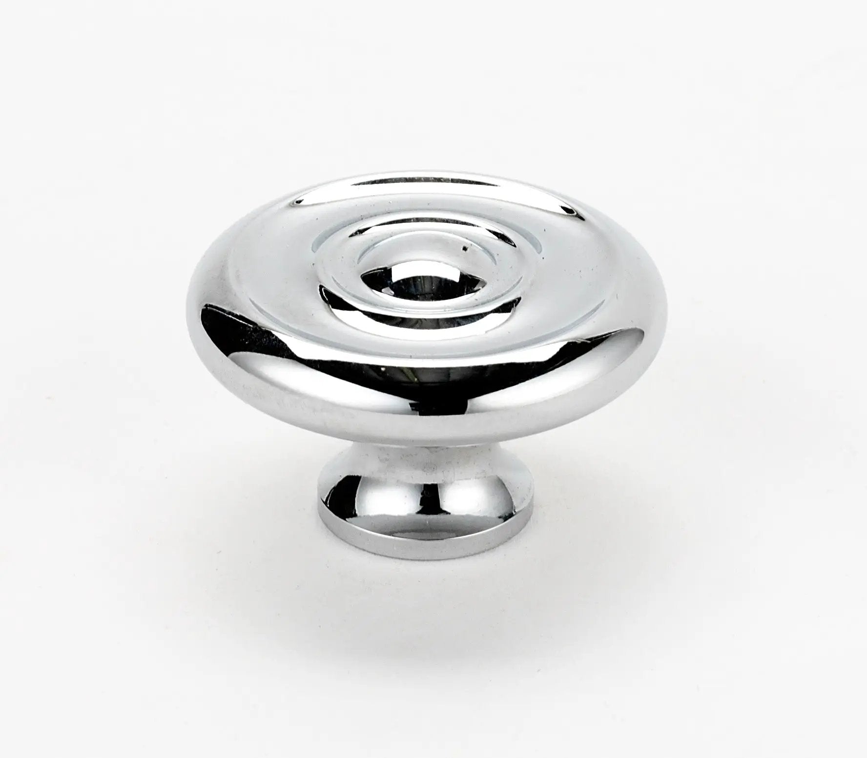 polished chrome knob