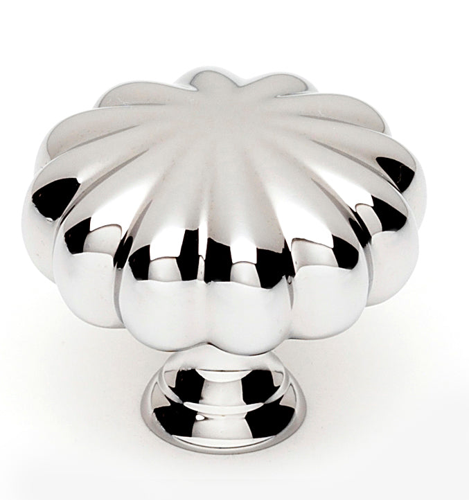 polished chrome knob