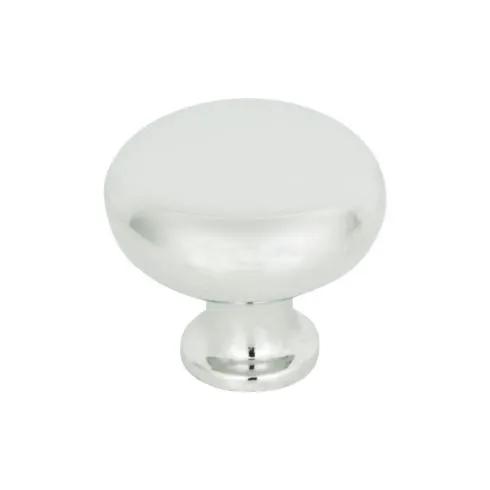 polished chrome knob