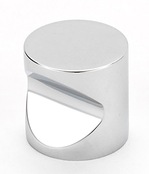 polished chrome knob
