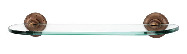 Alno Sierra Bath 18" Glass Shelf w/Brackets