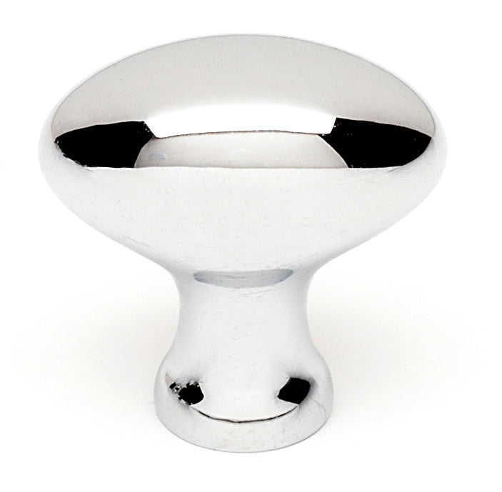 polished chrome knob