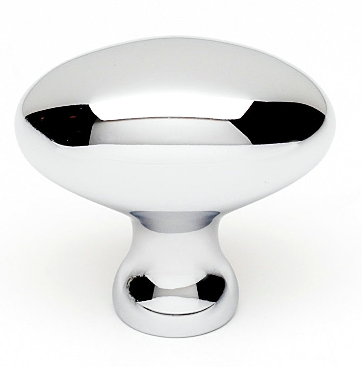 polished chrome knob