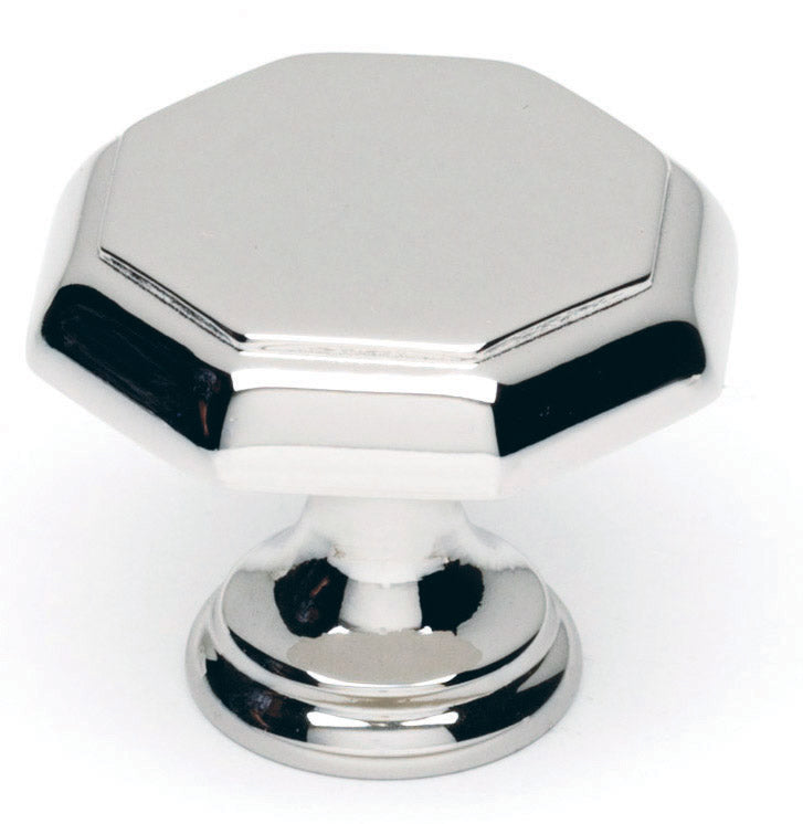 polished chrome knob