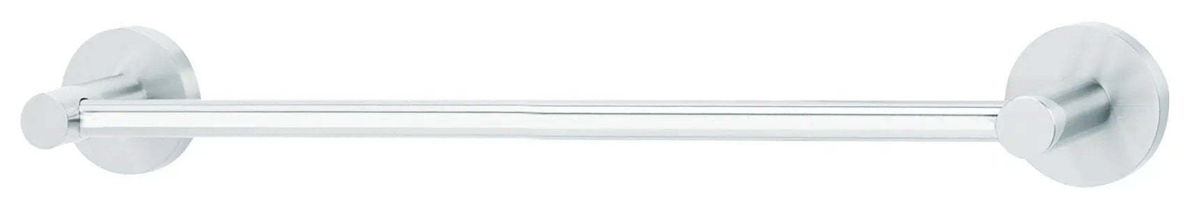 polished chrome towel bar