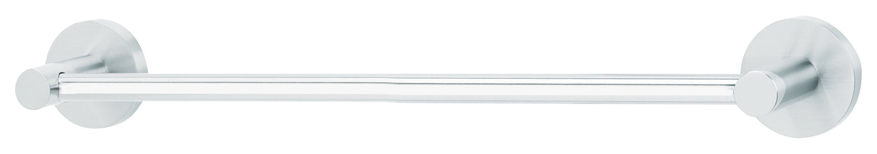 polished chrome towel bar