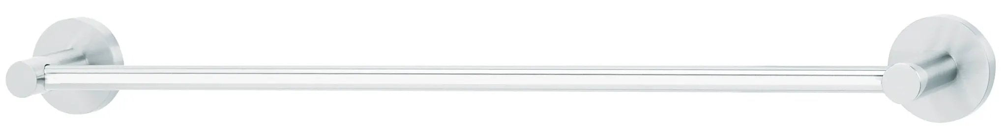 polished chrome towel bar