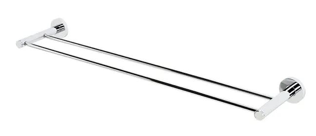 polished chrome towel bar