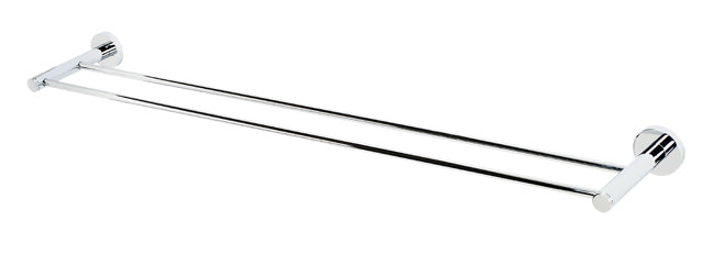 polished chrome towel bar