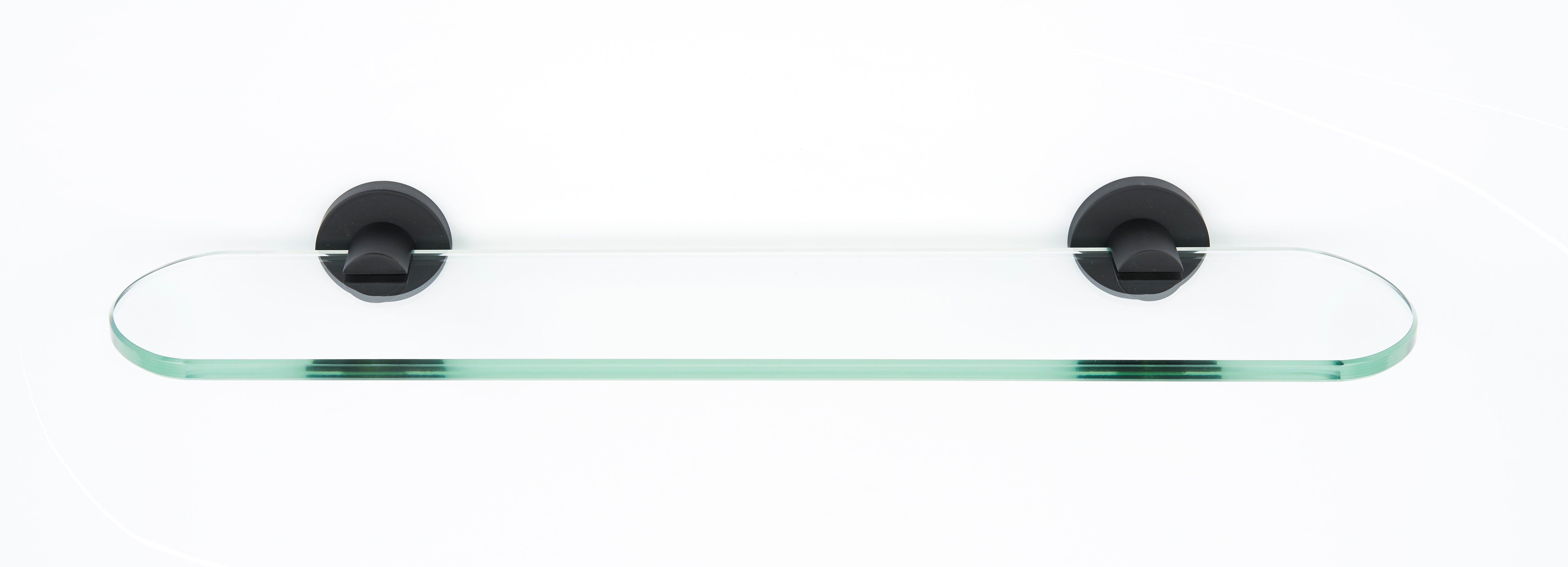 Alno Contemporary I Bath 18" Glass Shelf w/Brackets