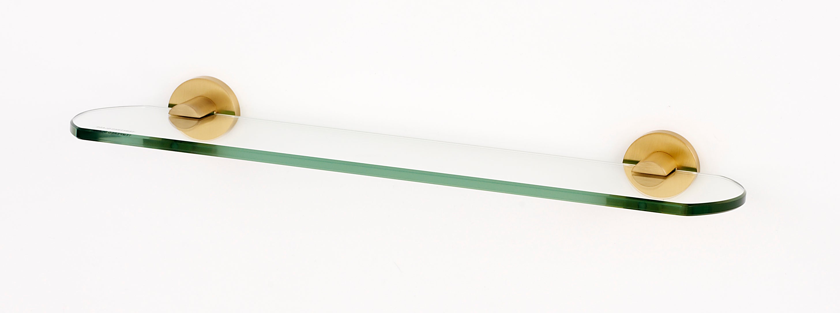 Alno Contemporary I Bath 18" Glass Shelf w/Brackets