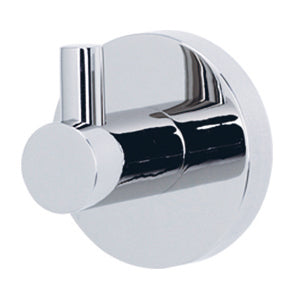 polished chrome robe hook