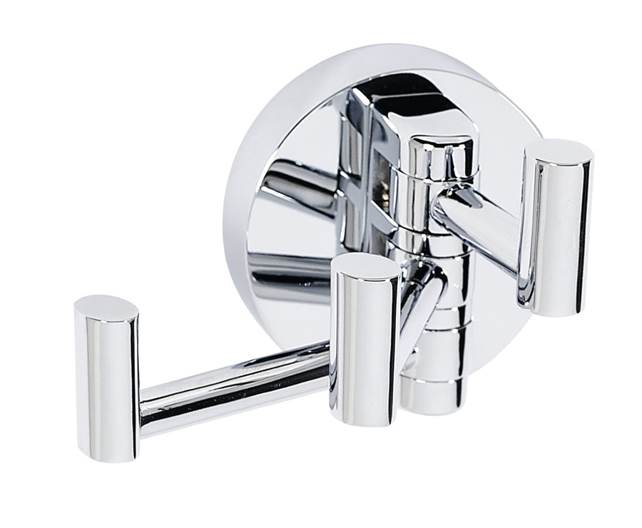 polished chrome robe hook