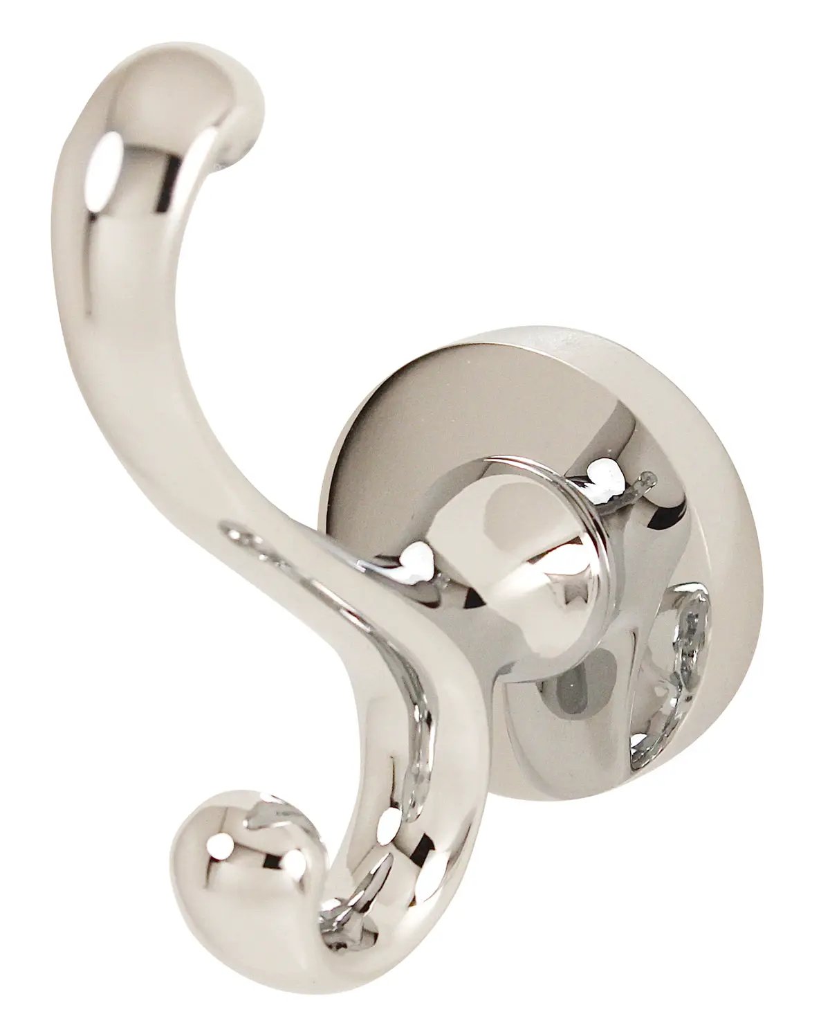 polished chrome robe hook