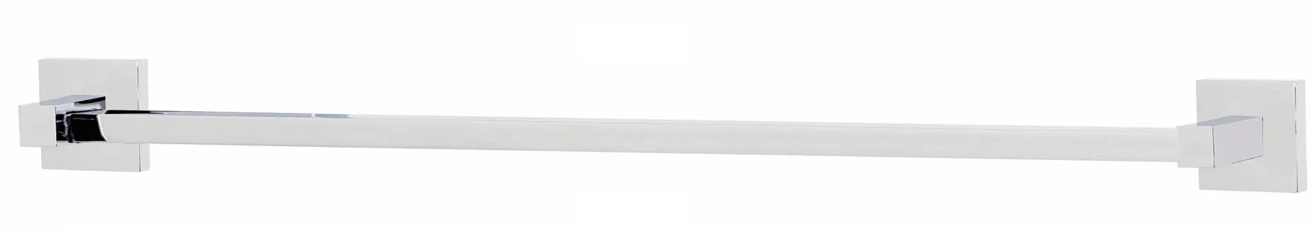 polished chrome towel bar