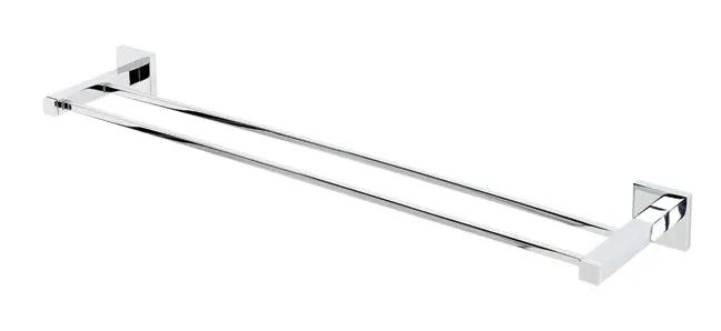 polished chrome towel bar