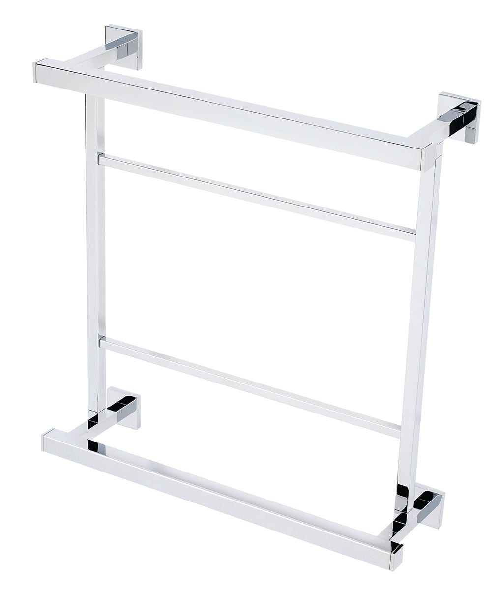 polished chrome hospitality rack