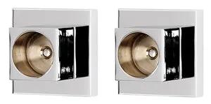 polished chrome shower rod brackets