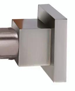 Alno Contemporary Il Bath Shower Rod Brackets Only by Alno