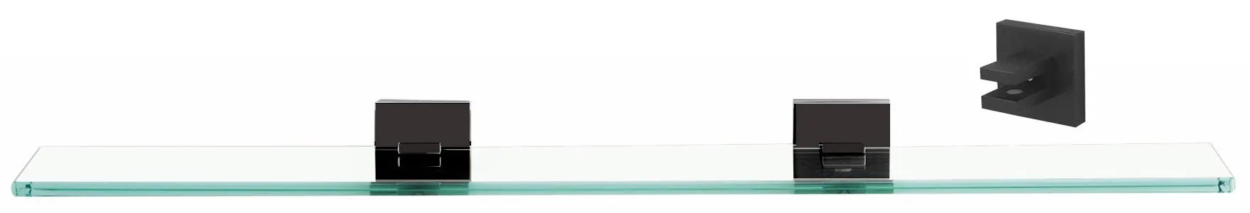 Alno Contemporary Il Bath 24" Glass Shelf w/Brackets by Alno