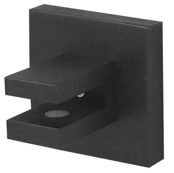 Alno Contemporary Il Bath Glass Shelf Brackets Only by Alno