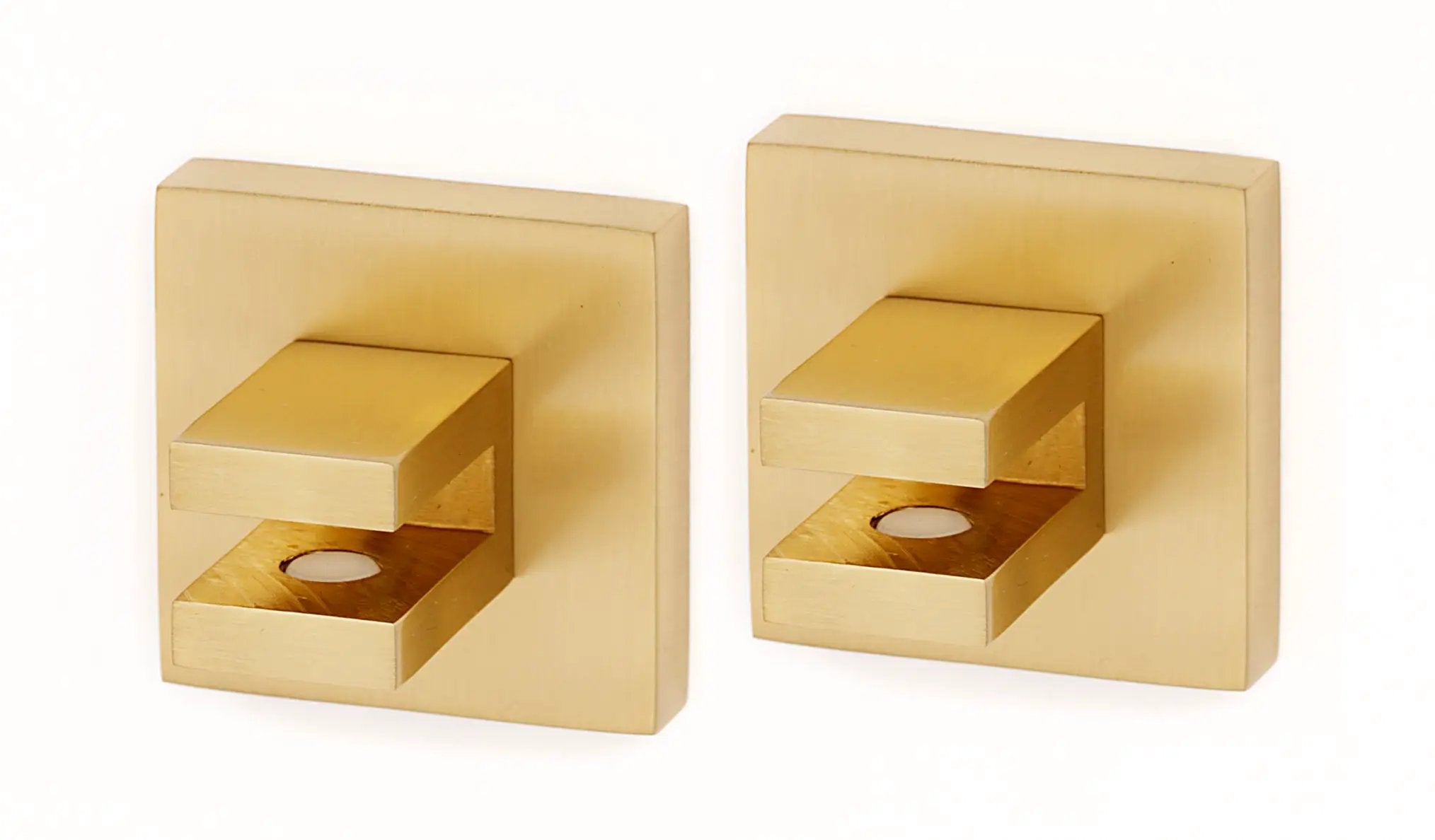 Alno Contemporary Il Bath Glass Shelf Brackets Only by Alno