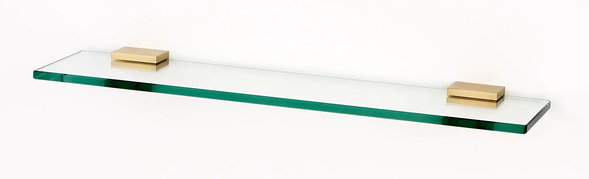 Alno Contemporary Il Bath 18" Glass Shelf w/Brackets by Alno