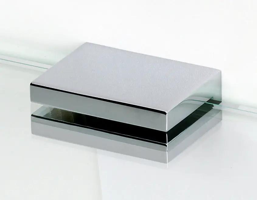 Alno Contemporary Il Bath Glass Shelf Brackets Only by Alno