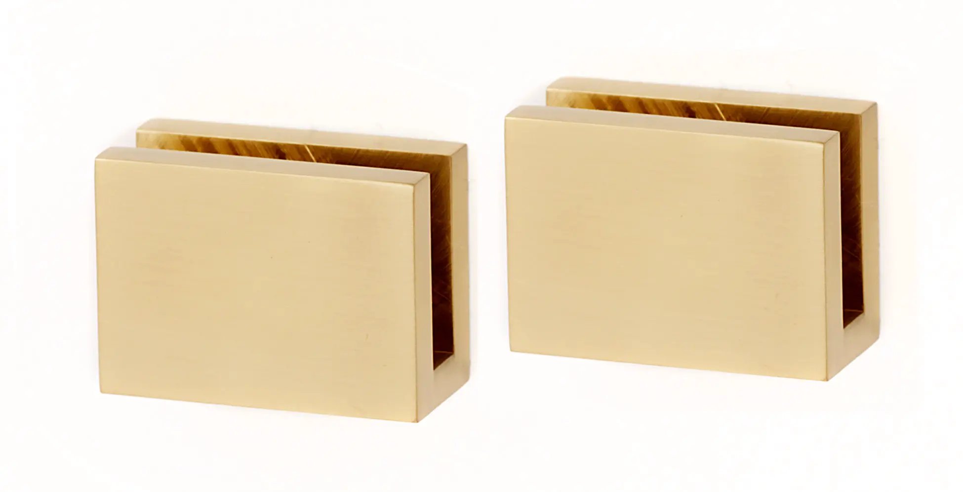 Alno Contemporary Il Bath Glass Shelf Brackets Only by Alno