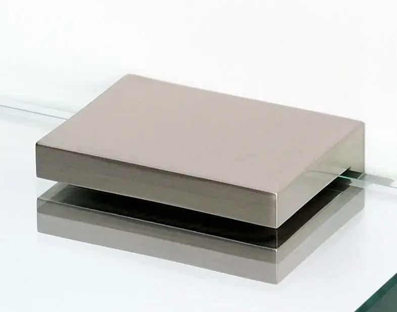 Alno Contemporary Il Bath Glass Shelf Brackets Only by Alno