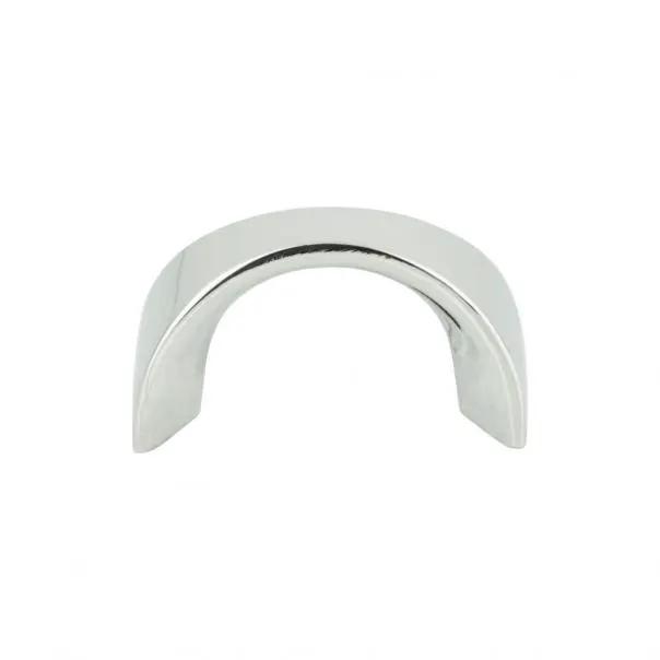 polished chrome knob