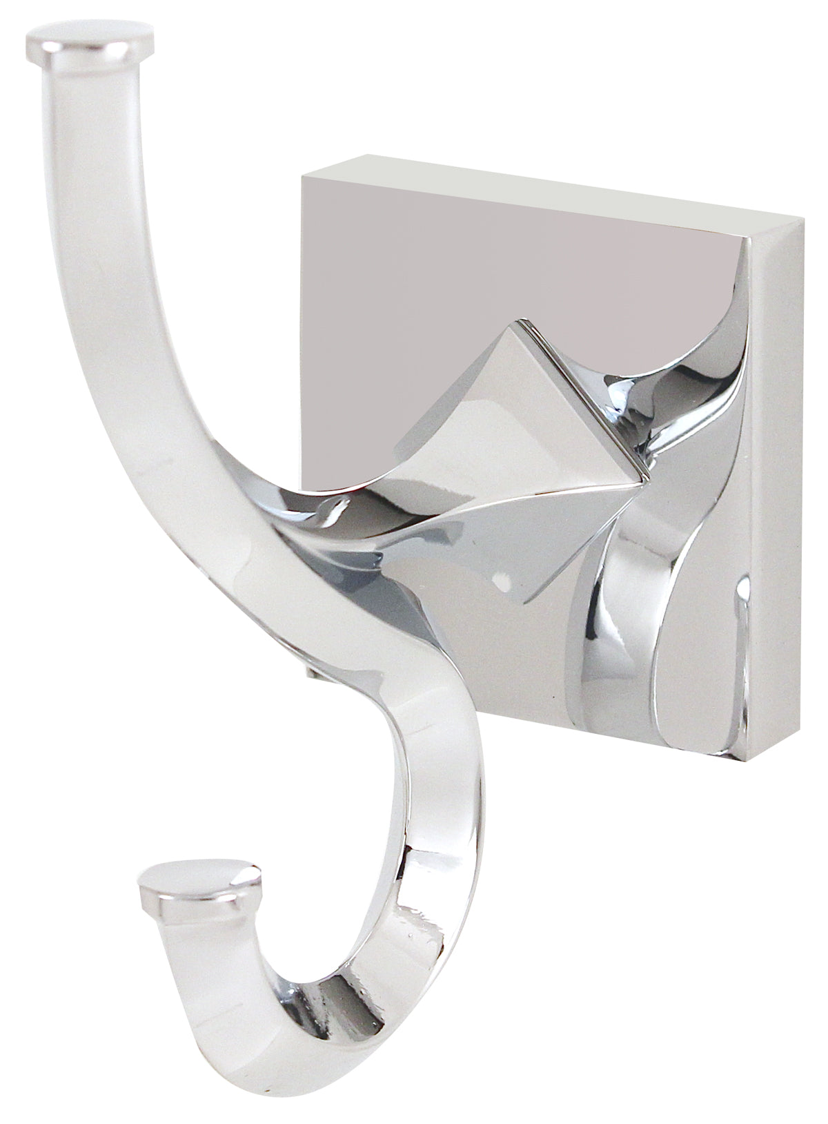 polished chrome robe hook