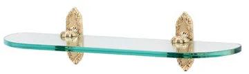 Alno Ribbon & Reed Bath 18" Glass Shelf w/Brackets by Alno