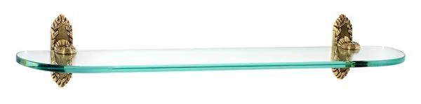 polished antique glass shelf