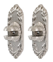 Alno Ribbon & Reed Bath Glass Shelf Brackets Only by Alno