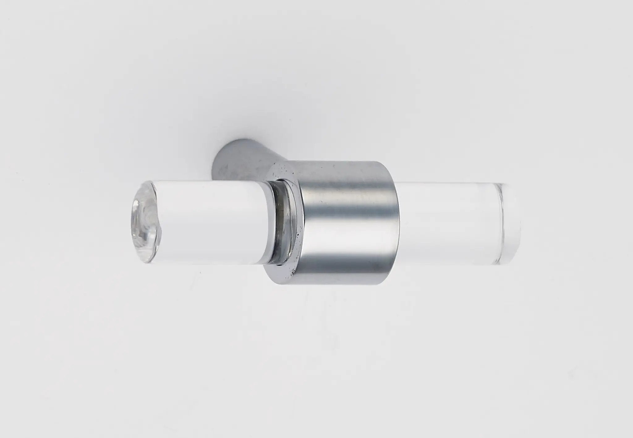 polished chrome knob