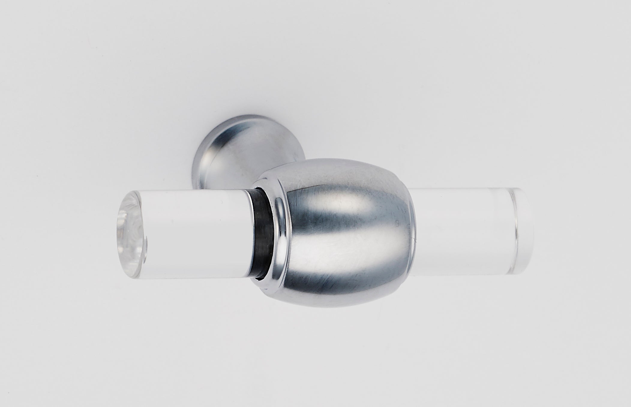 polished chrome knob